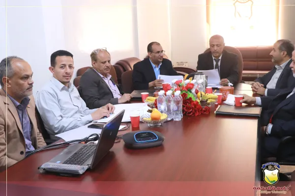 Hikma University President Prof. Dr. Mukhtar Dael holds the regular meeting of the University Council. Hikma University President Prof. Dr. Mukhtar Dael holds the regular meeting of the University Council.